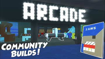 COMMUNITY ARCADE and MORE! - Movie Theater Part 2/2 - Scrap Mechanic City - Episode 31