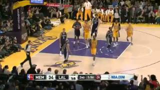 NBA Memphis Grizzlies Vs LA Lakers Highlights April 5, 2013 Game Recap