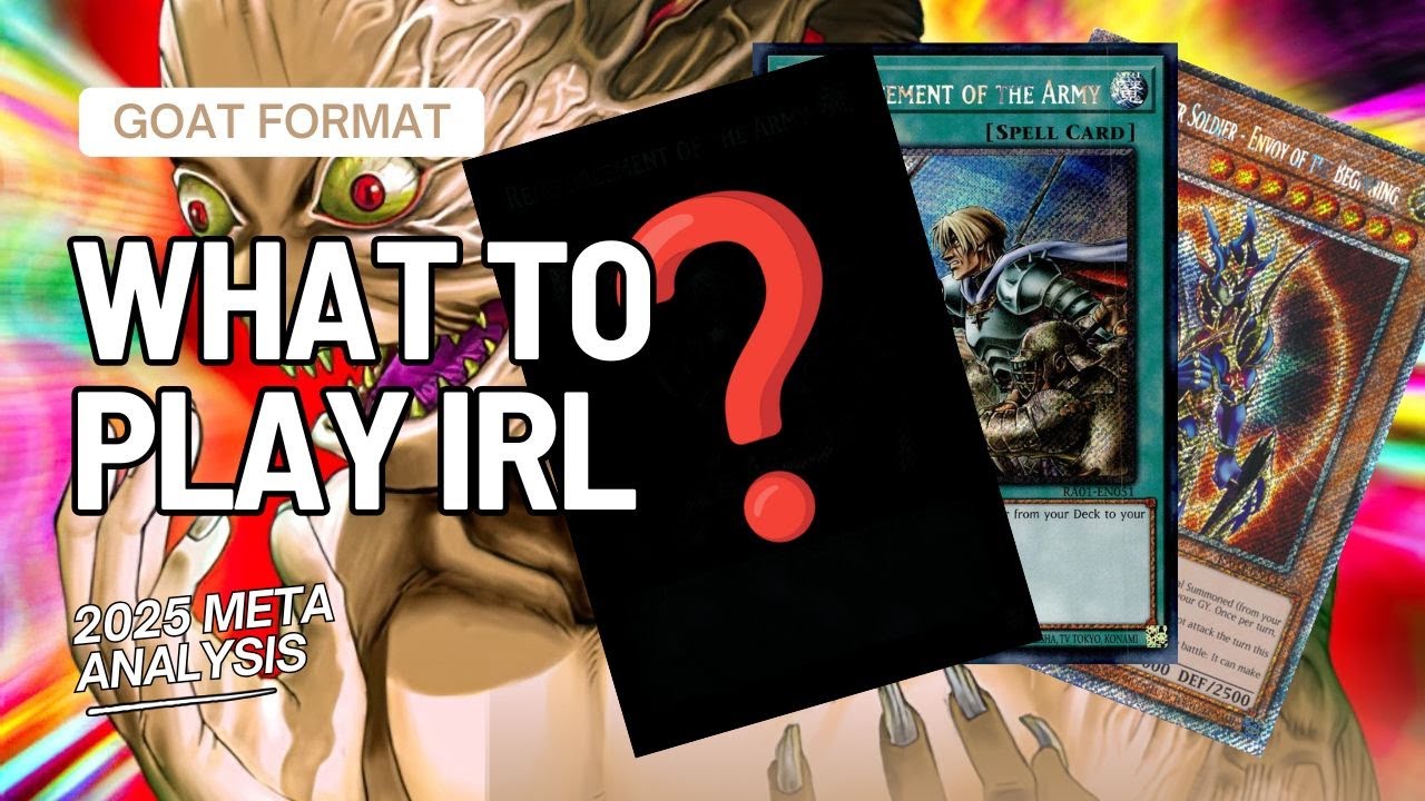 What should YOU play in the next irl GOAT FORMAT event?