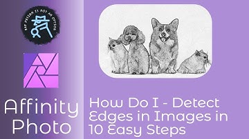 How Do I - Detect & Define Edges in An Image In Affinity Photo on The iPad in 10 Easy Steps
