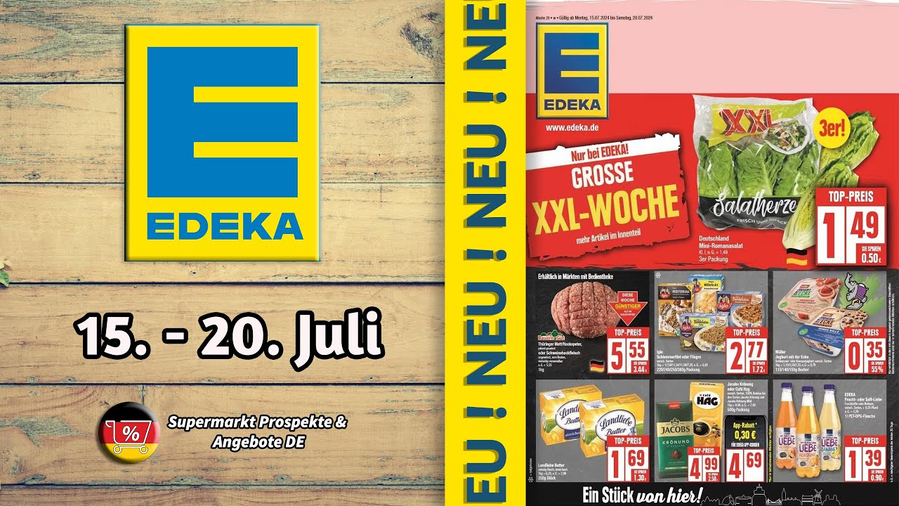 EDEKA Prospekt - Gültig von 15.07.2024 | Supermarkt Prospekte & Angebote DE