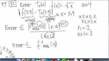 Taylor Polynomials   Example 2 | Single Variable Calculus for Sci & Eng | Griti