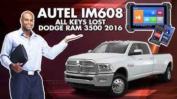Autel IM608 | All Keys Lost on a 2016 Dodge Ram 3500 | Case Study 2020