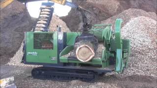 PTH 1200/1000 M Pezzolato drum wood chipper, tracked, driven by SCANIA DC16071A, 656 Hp engine