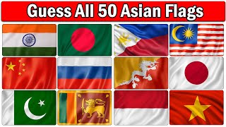 Guess the Asian Country from the Flag || Test your KNOWLEDGE and Stay SMART