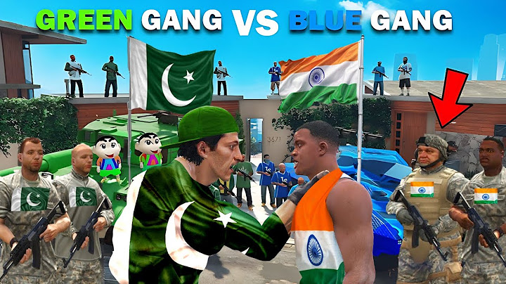 Franklin Blue Gang VS Shinchan Green Gang Army Challenge In GTA 5!
