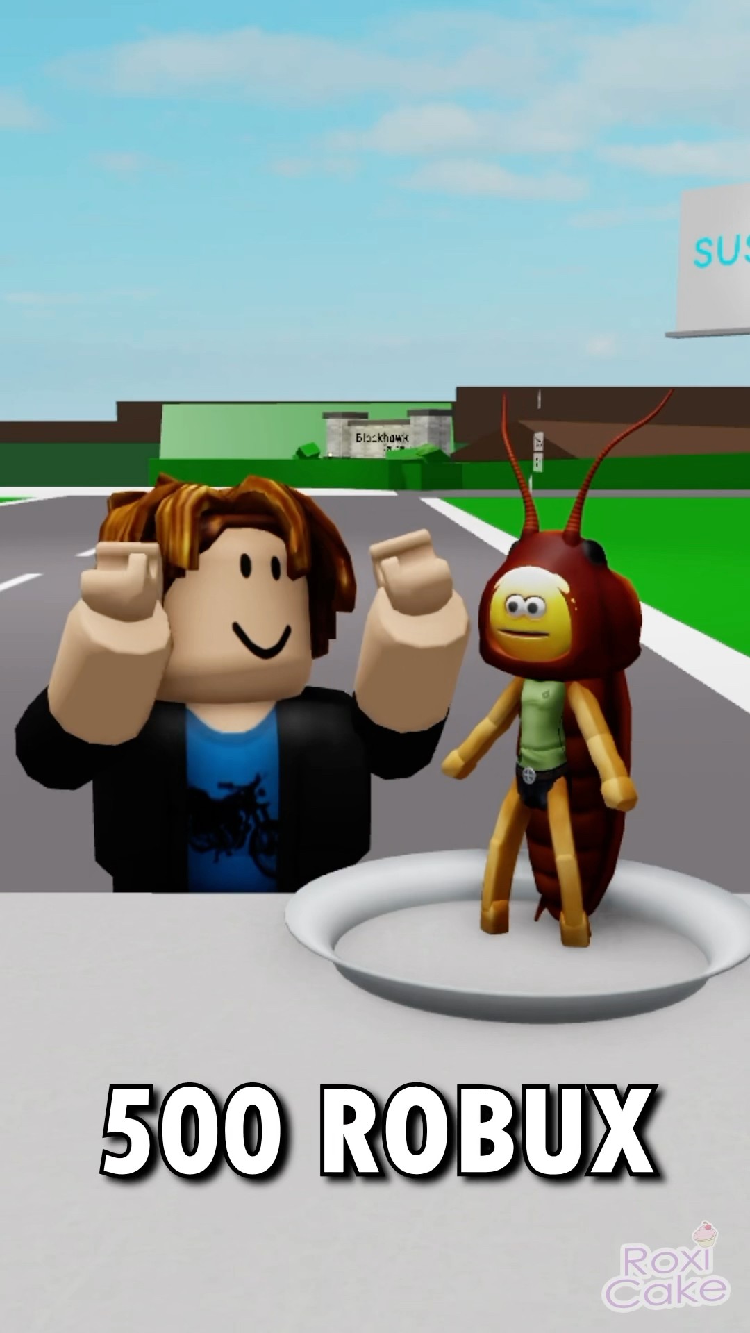 500 ROBUX SI COMES TODO EN 1 MINUTO ? #SHORTS #ROBLOX