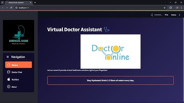 AI Virtual Doctor Assistant using Python and streamlit