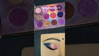 🔥 Easy Cut Crease Eye Makeup 💙💗 | Beginner Friendly Look | Step by Step#naborsajghor