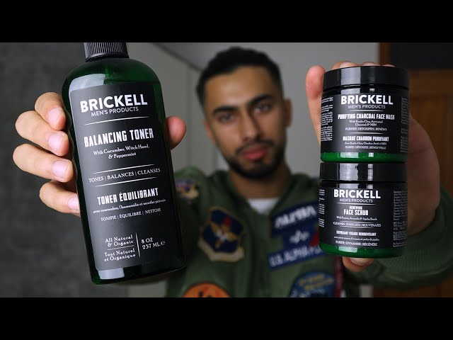 30 Days Of Brickell Men's Products Skin Care TRANSFORMATION Honest Review class=