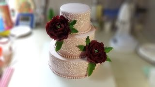 Свадебный торт с пионами / Wedding cake with peonies - Я - ТОРТодел!