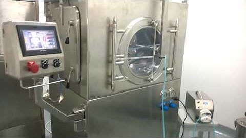 Wecon HMI and PLC in Automatic Tablet Film Coating Machine