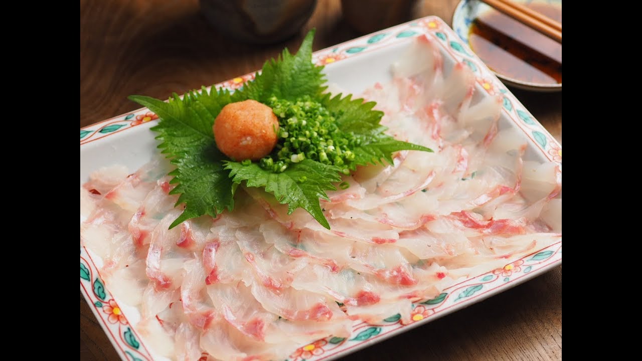 ブダイの刺身 簡単紅葉おろしの作り方 魚料理と簡単レシピ