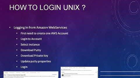 Unix Tutorial Part 12, How to Login to Unix