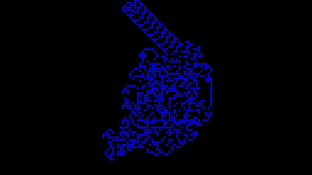 Langton's ant till highway (with source code in python)