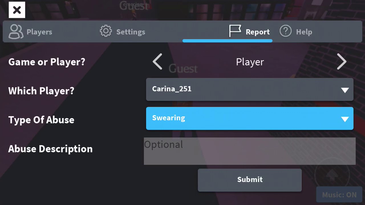 How To Report A Player In Roblox Youtube - how to report players on roblox