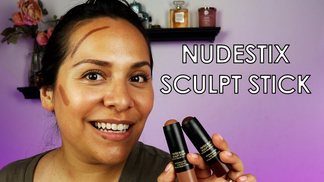 Nudestix Tinted Blur Sculpt Stick - Medium and Deep - Swatches and Review