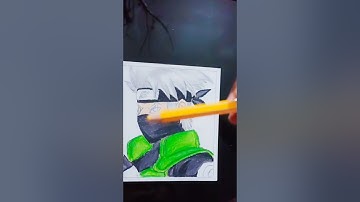 how to draw kakashi hatake || how to draw anime step by step || easy drawing ideas for beginners