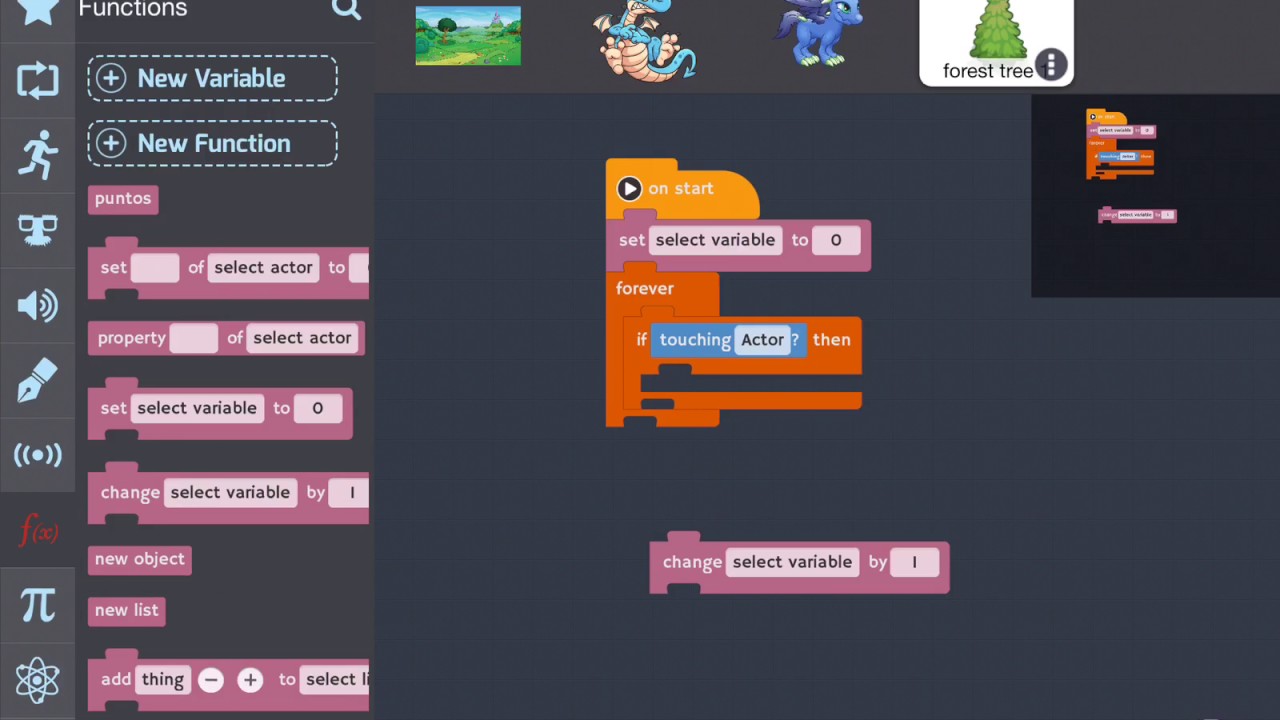 Tynker. Introducción a la programación. Puntos. Variables. - YouTube