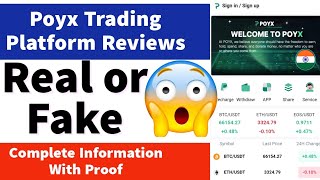 Poyx Trading Real or Fake | Poyx Trading App Review | Poyx Trading Withdrawal Proof | Scam or Legit Resimi