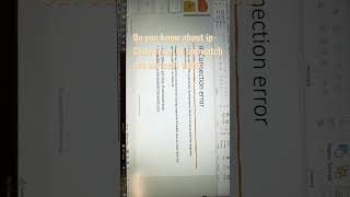 Ip-conn error on fortigate