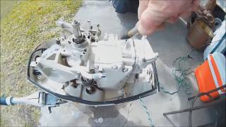 How to get an old outboard up & running. 18 Hp Johnson Outboard 1962  -  episode 3