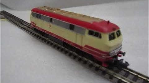 Arnold 2052 N scale DB Class BR 218 diesel loco test for Ebay