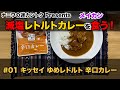 脳卒中からの覚醒「生きる」を再構築　減塩食を食う！001 キッセイゆめレトルトカレー！を食う
