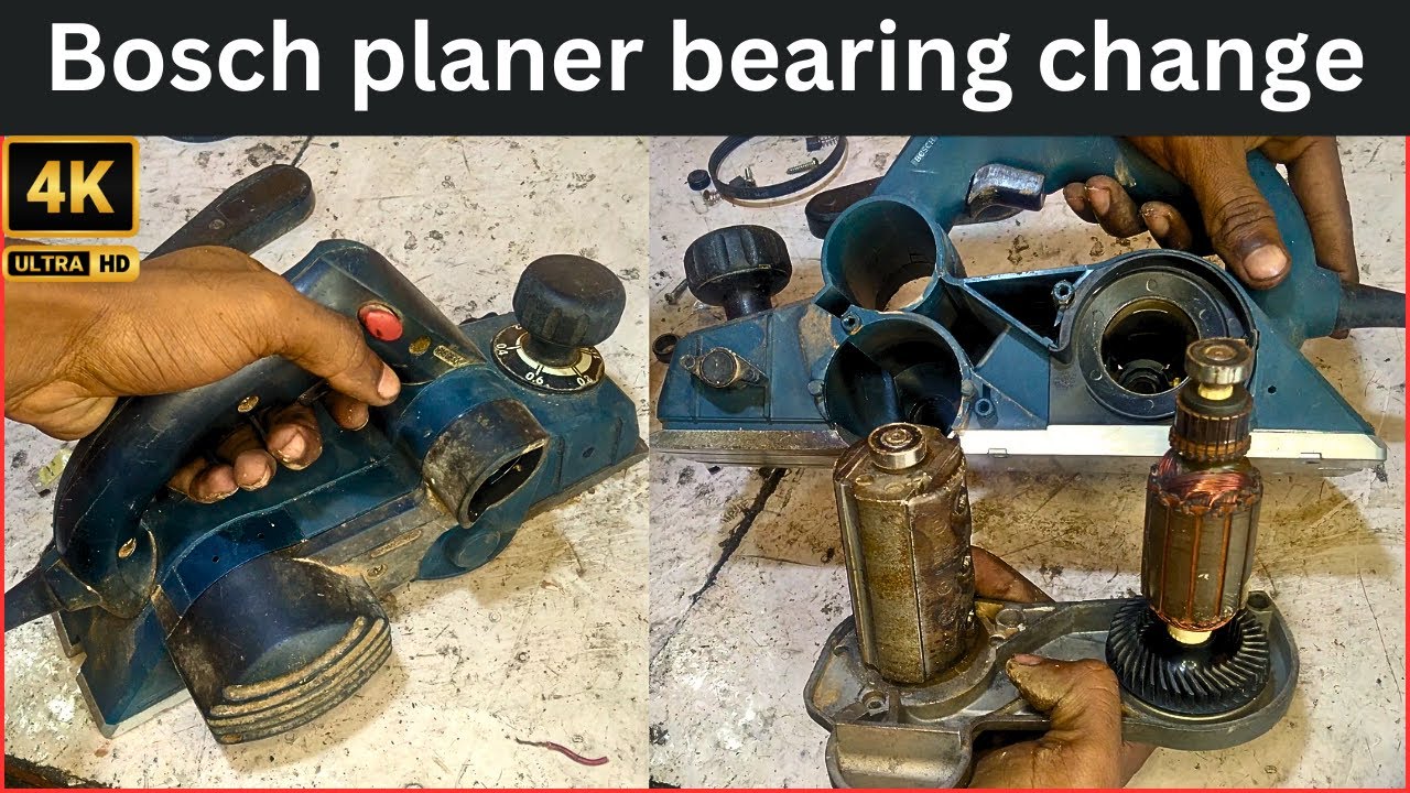 Bosch planer gho 10-82 sound problem solve || how to repair planer ...