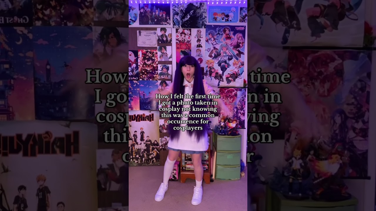 I was so happy that day in my thrifted cosplay & first ever worn wig #mikancosplay #danganronpa #dr2