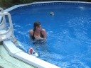 Stasia Thrown into the Pool