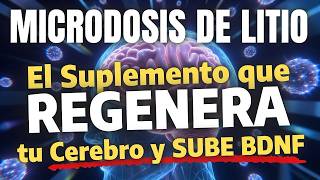 Microdosis de Litio, El Suplemento que Regenera tu Cerebro y Sube BDNF #airmededu