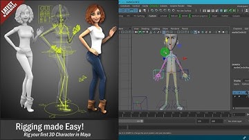 Maya Rigging Tutorial for beginners How to Rigg in Maya Lesson 1