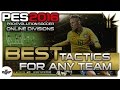 PES 2016 BEST FORMATION & TACTICS FOR ANY TEAM (Universal Tactics & Formations)