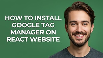 How to Install Google Tag Manager on React Website - GUIDE!