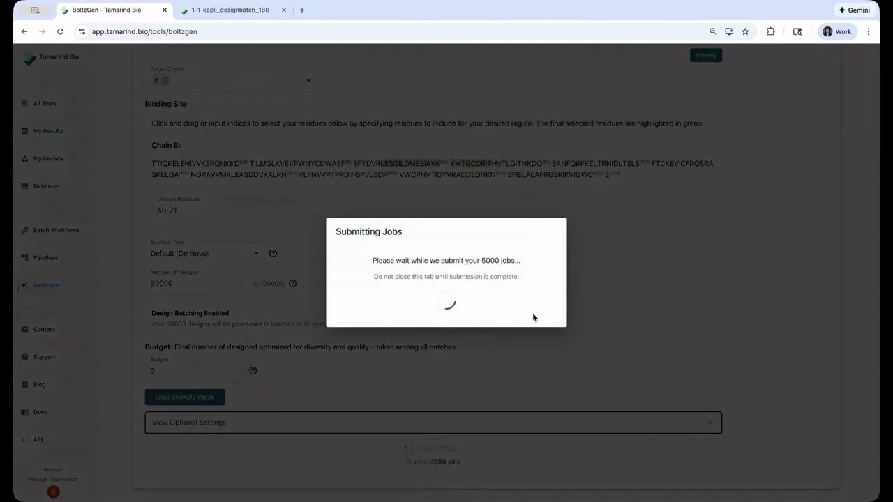 Tamarind Bio Demo