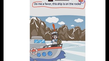 Brain out 2 level 265 do me a favor this ship is on the rocks Walkthrough Solution