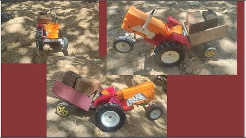 open rc tractor with tipper