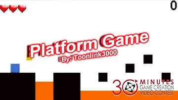 30 Minute Game Creation - Platform Game