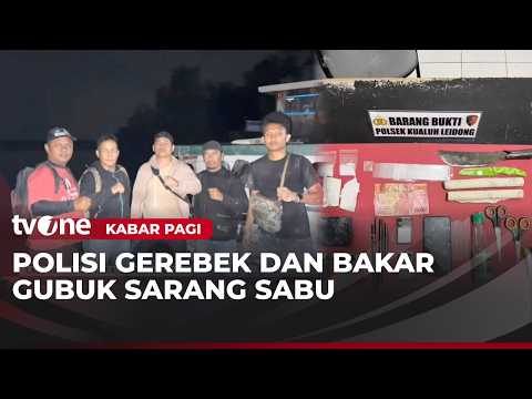 Police Raid Hut Suspected of Being Used for Drug Transactions in Labuhan Batu | Morning News