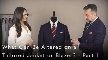 Wat kan er aan een op maat gemaakt jasje of blazer veranderd worden? - Deel 1