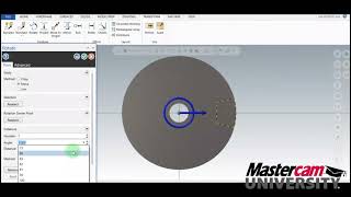 Mastercam-Waterline toolpath
