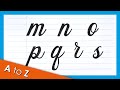 🖋️ LETTERING ALPHABET n28 🖌️ - Chalista Oktavia minúsculas | MelganniaTV