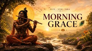 Morning Grace 🌅 | Peaceful Indian Flute, Sitar & Tabla Music for Positive Energy screenshot 2