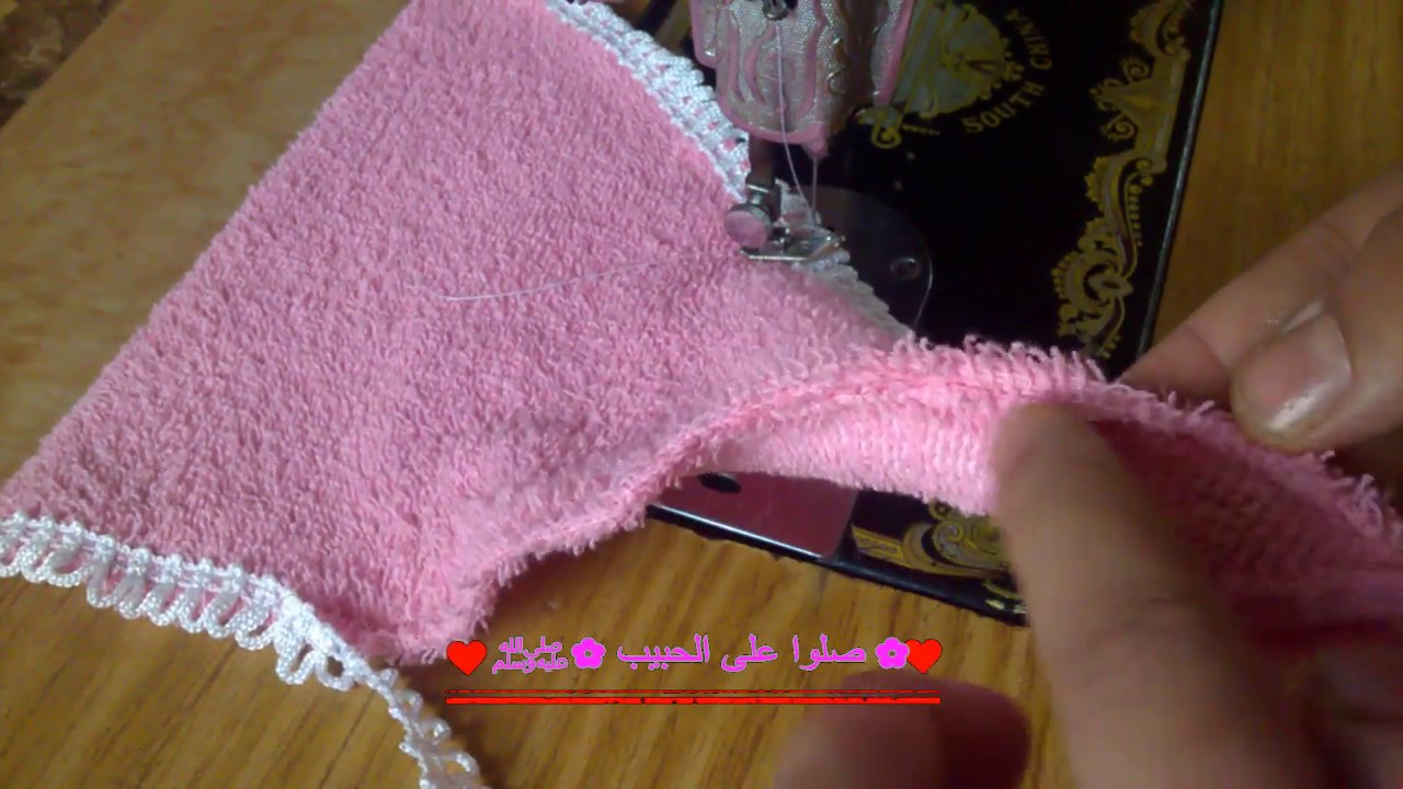 للماكثات في البيت مشروع مربح بنصف متر  قماش اصنعي مناشف حمام للشعر