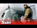 Flying Royal Marines test out jet-suit over open water in maritime operations
