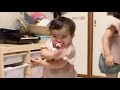 1歳児の高速ダンス