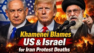 BREAKING : Khamenei Blames US & Israel for Iran Protest Deaths