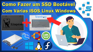 Como Fazer um SSD Bootável Com Várias ISOS Linux Windows Com Ventoy