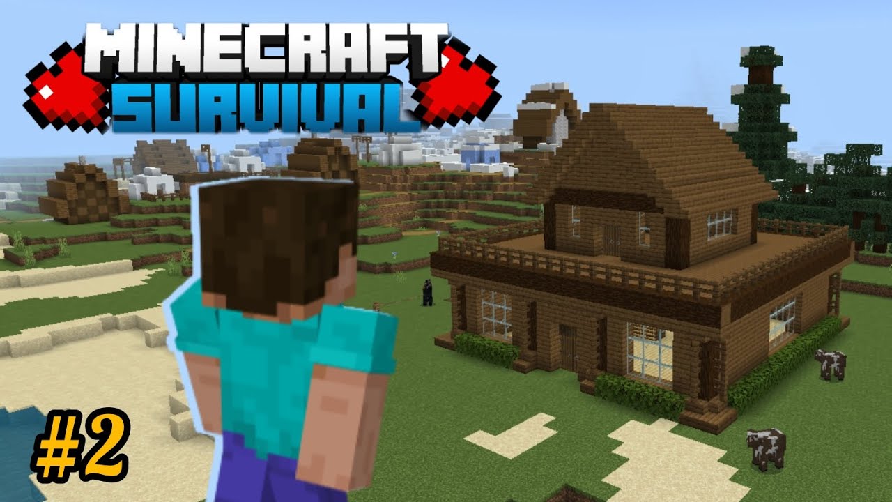 Minecraft but I build my house 🏠 in my Minecraft survival world # ...